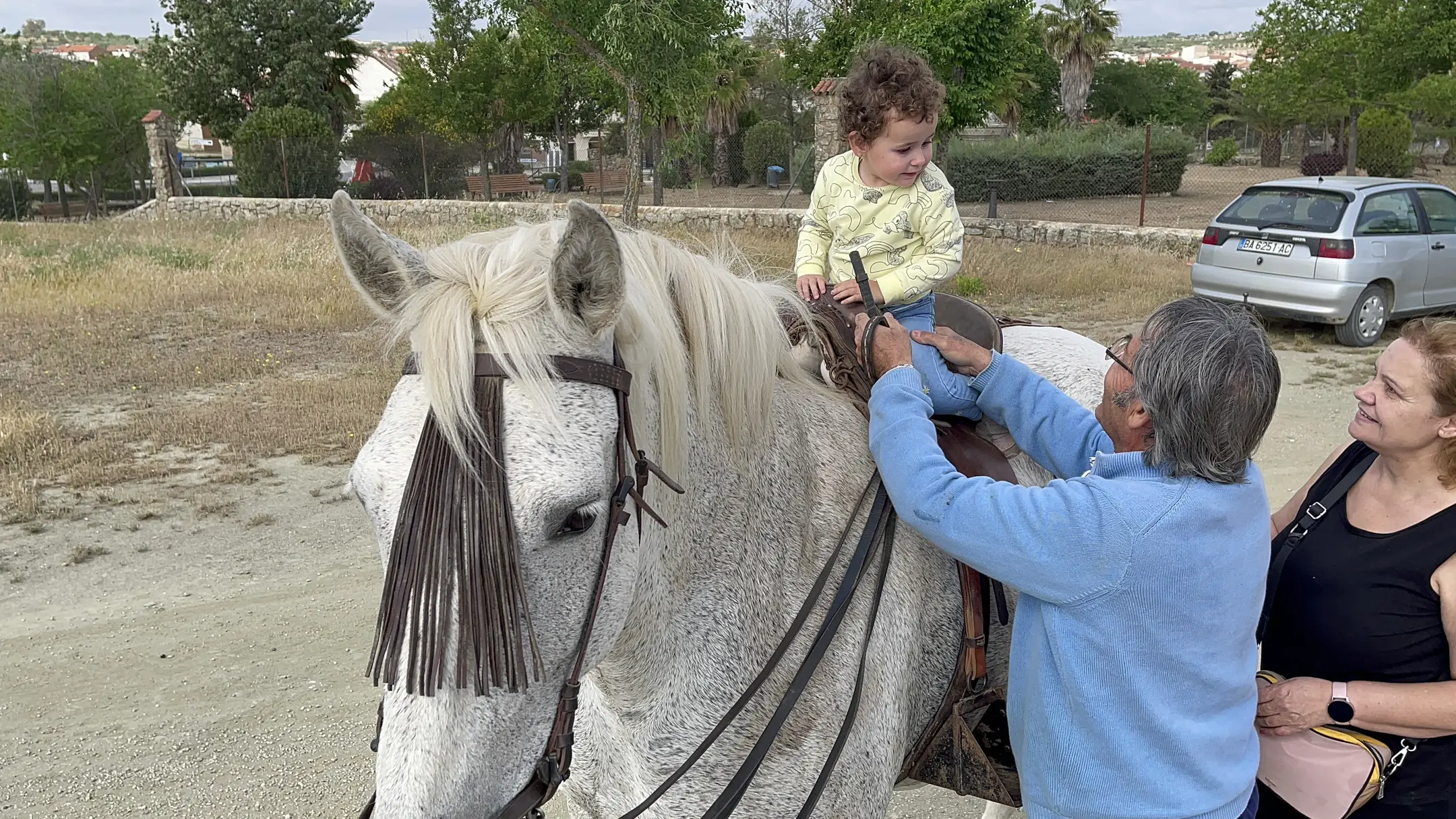 person(0.91), car(0.90), person(0.88), horse(0.74), person(0.55), horse(0.54)